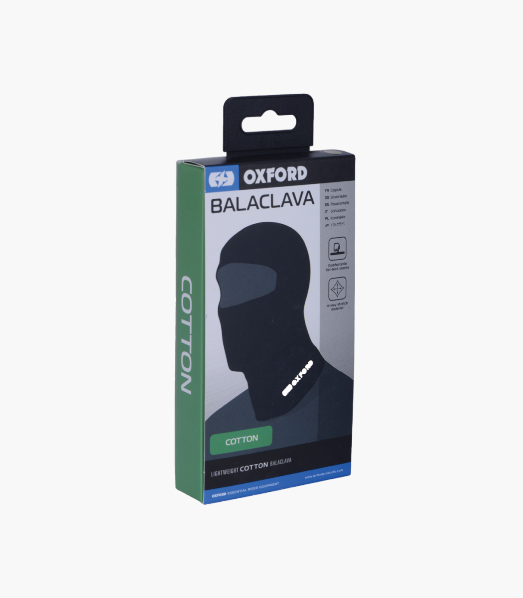 OXFORD BALACLAVA COTTON - BLACK