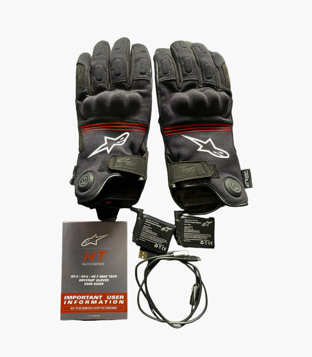 ALPINESTARS HT-3 HEAT TECH DRYSTAR GLOVES -M BLACK