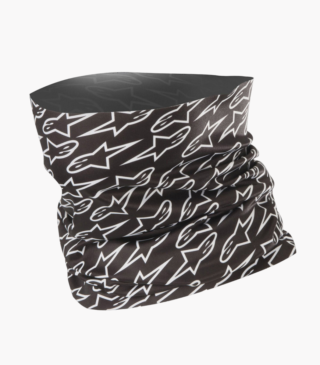 ALPINESTARS NECK TUBE - BLACK/WHITE