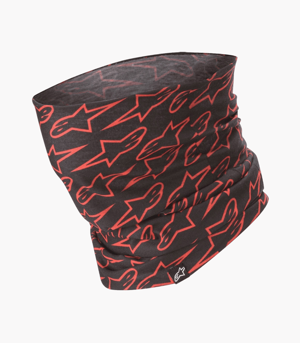 ALPINESTARS NECK TUBE - BLACK/RED FLUO