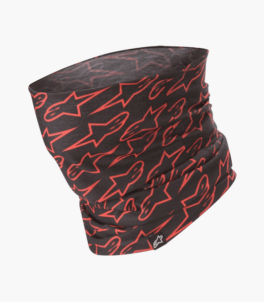 ALPINESTARS NECK TUBE - BLACK/RED FLUO
