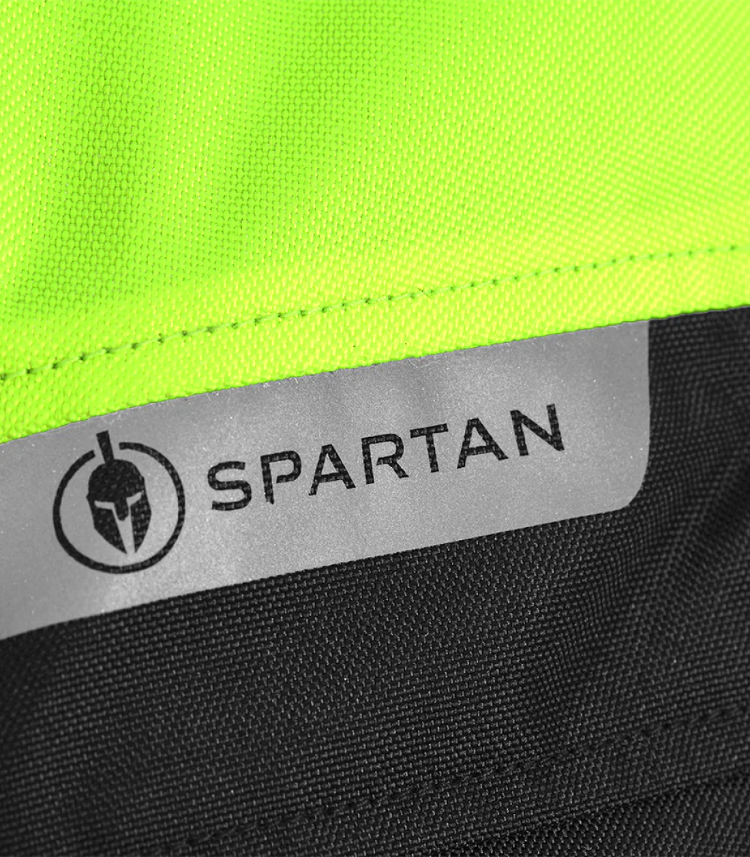 SPARTAN SHORT WP MS JACKET -  BLACK/FLUO