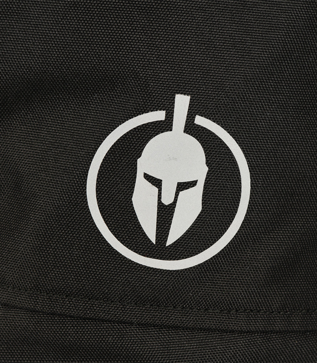 SPARTAN SHORT WP MS JACKET -  BLACK/FLUO