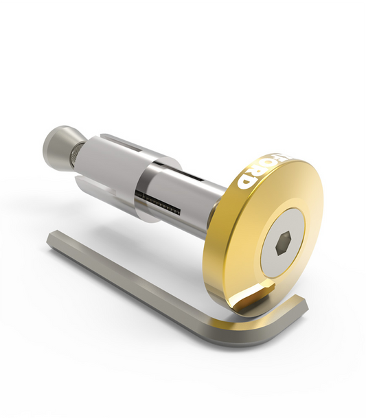 OXFORD BAR ENDS 2 - GOLD