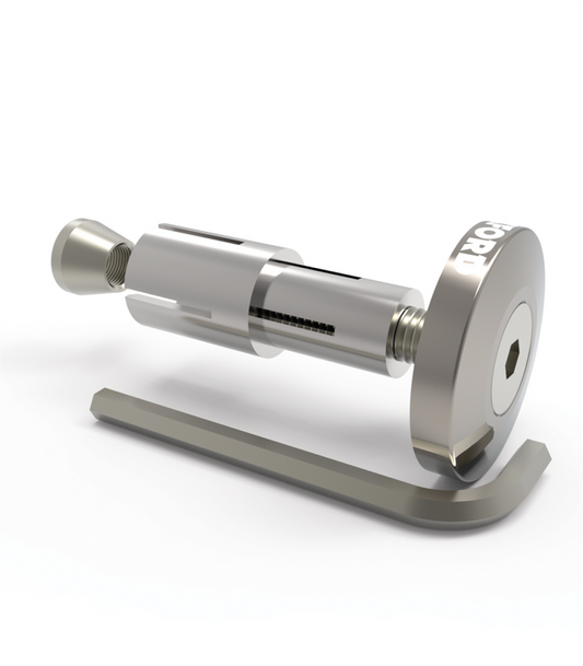 OXFORD BAR ENDS 2 - SILVER