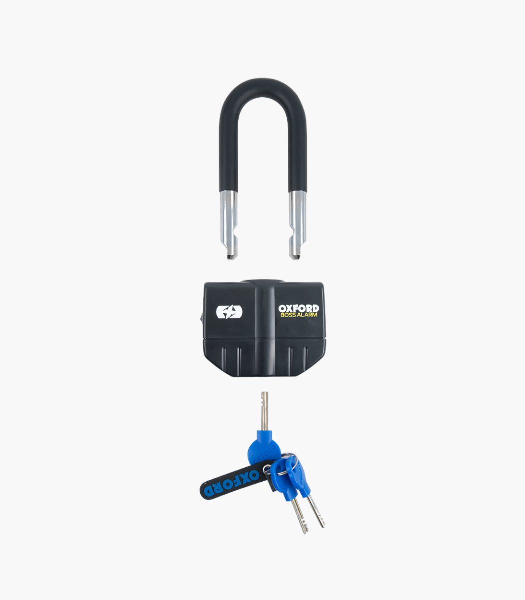 OXFORD BIG BOSS ALARM PADLOCK 16MM - BLACK