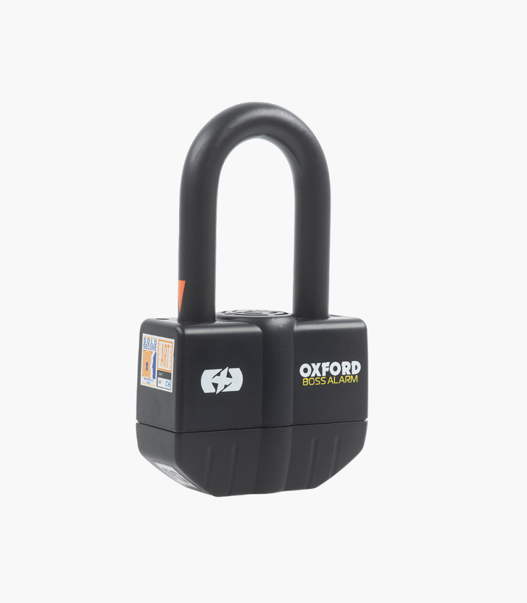 OXFORD BIG BOSS ALARM PADLOCK 16MM - BLACK