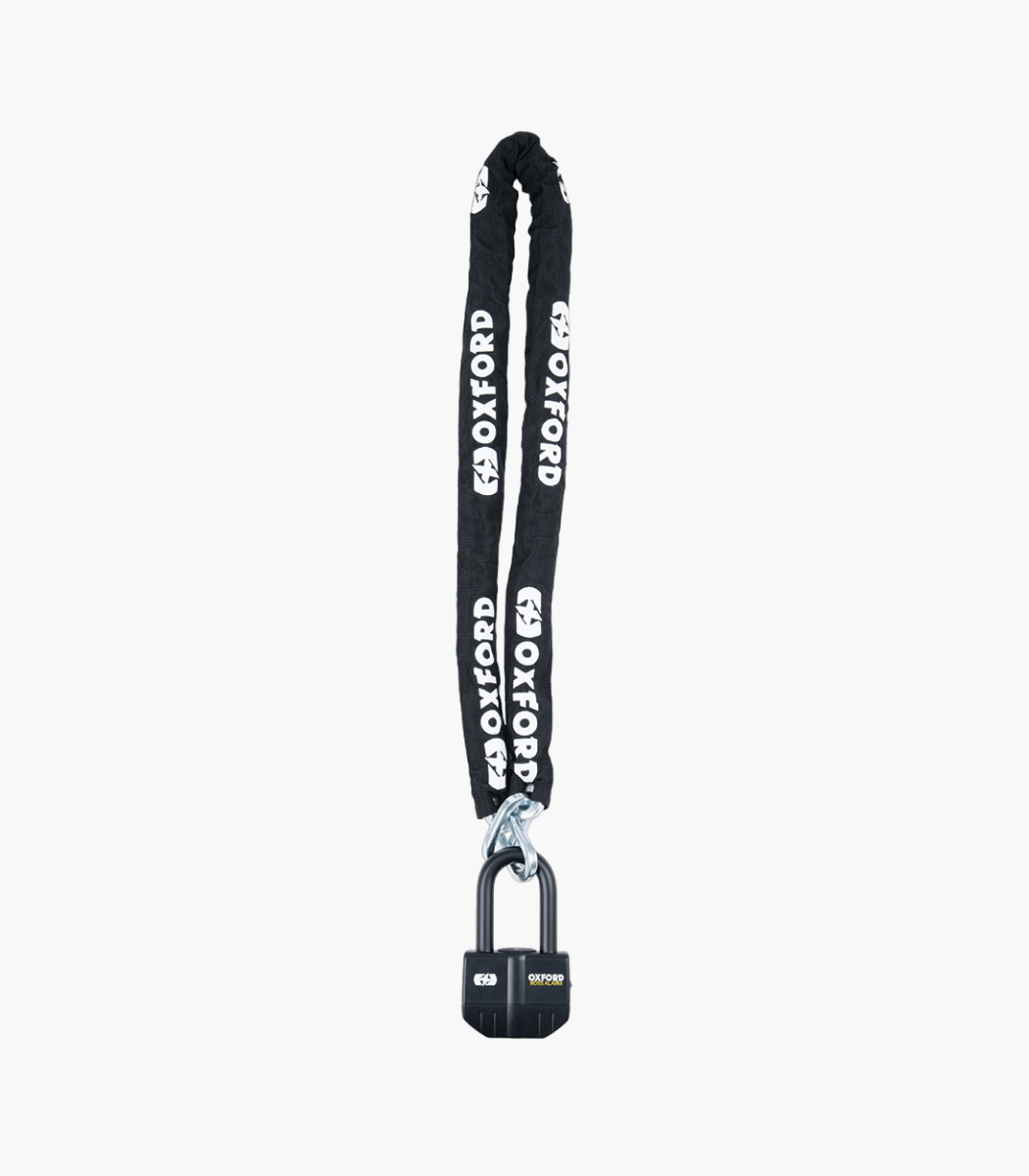 OXFORD BIG BOSS ALARM PADLOCK 16MM - BLACK