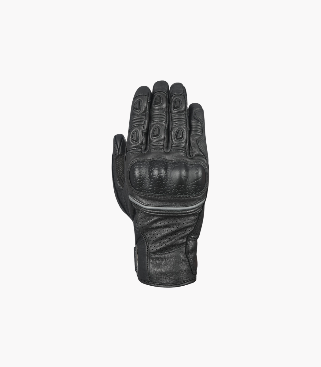 OXFORD HAWKER MEN'S LEATHER GLOVE - BLACK