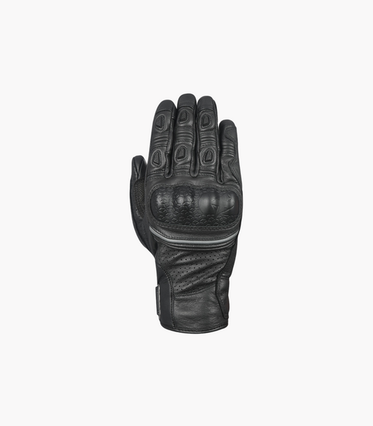 OXFORD HAWKER MEN'S LEATHER GLOVE - BLACK