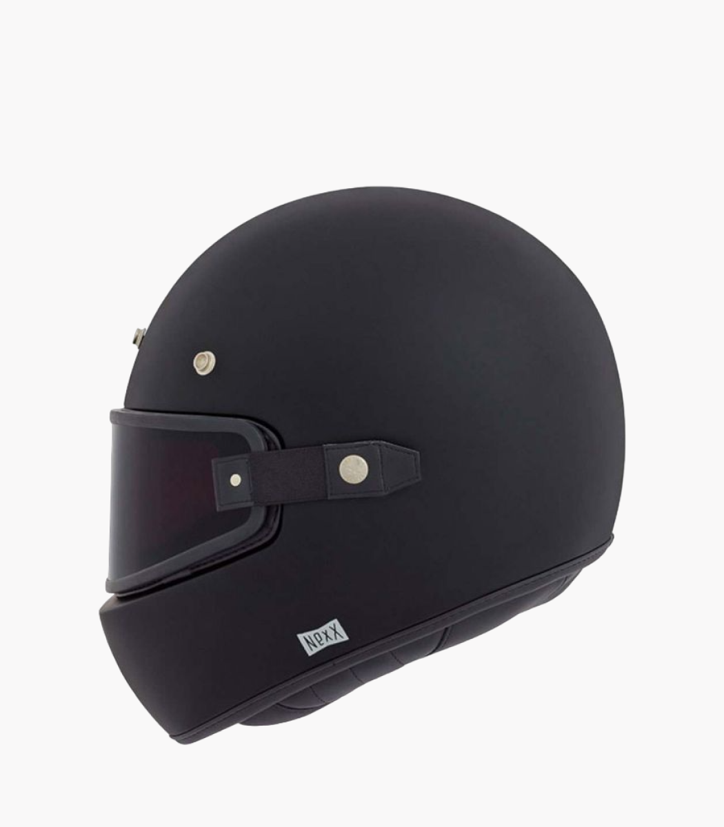 NEXX XG.100 PURIST MATTE BLACK W/ PEAK & GOGGLES