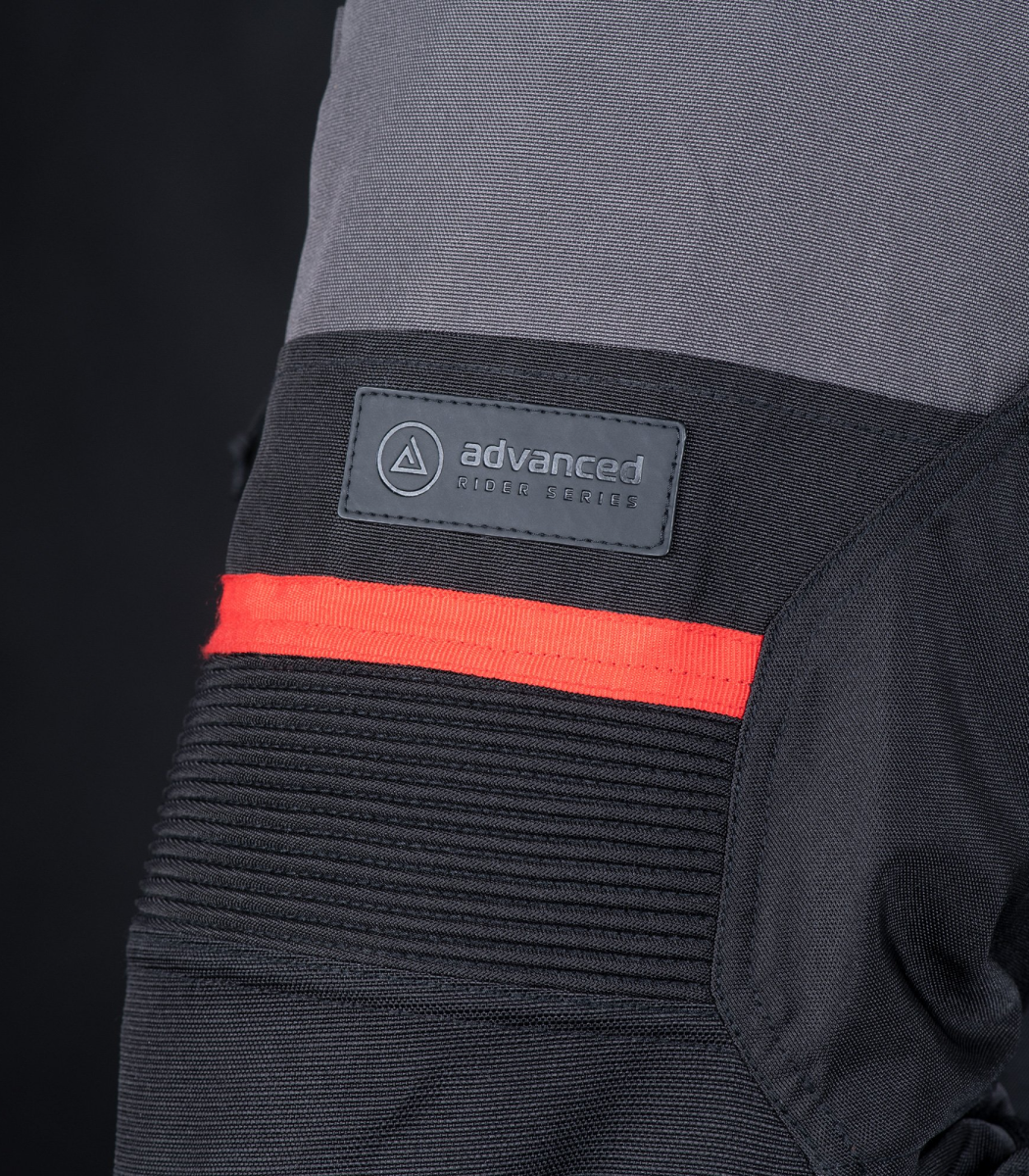 OXFORD ROCKLAND MS PANTS - CHARCOAL/BLACK/RED