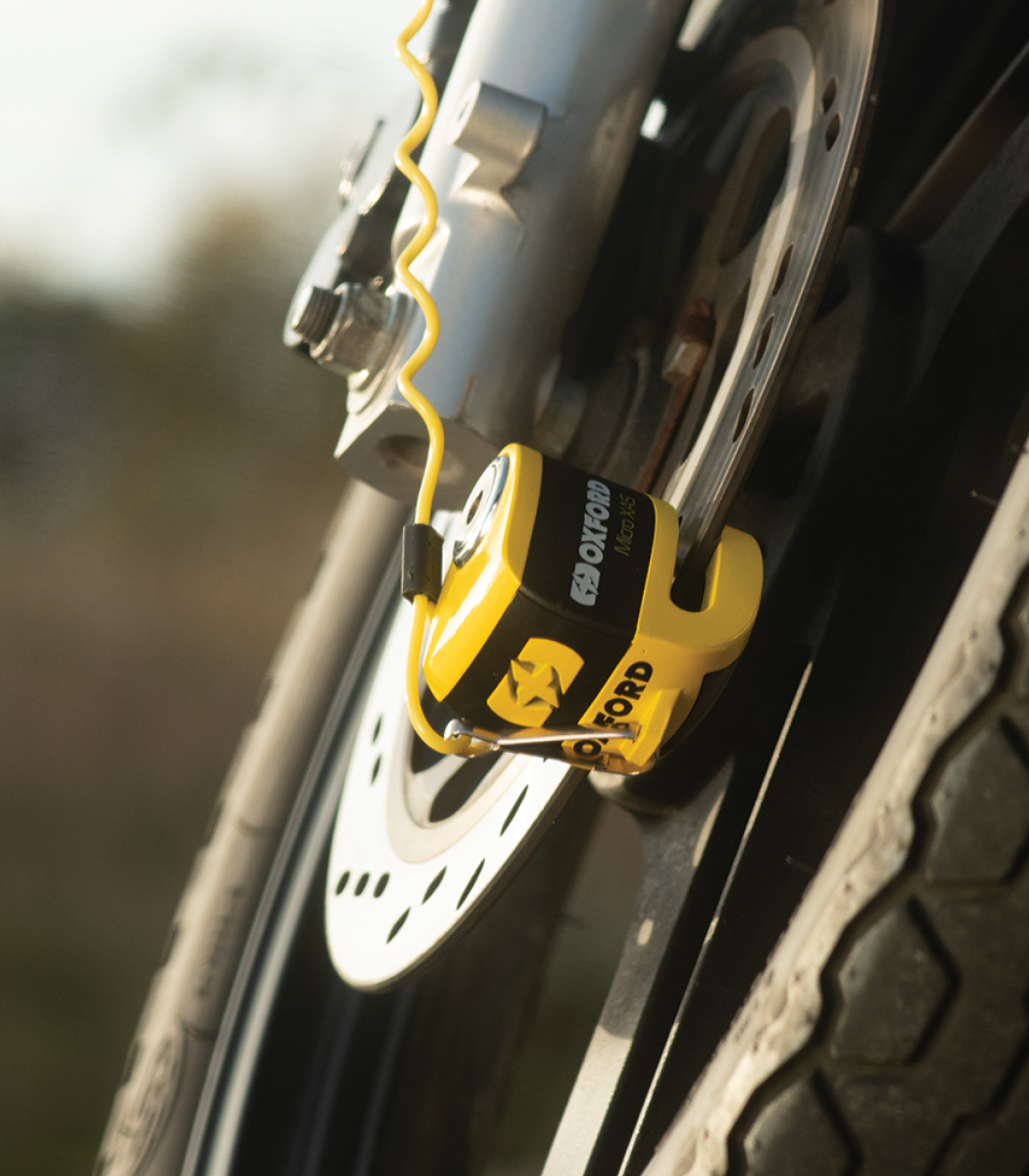 OXFORD MICRO XA5 ALARM DISC LOCK - BLACK/YELLOW