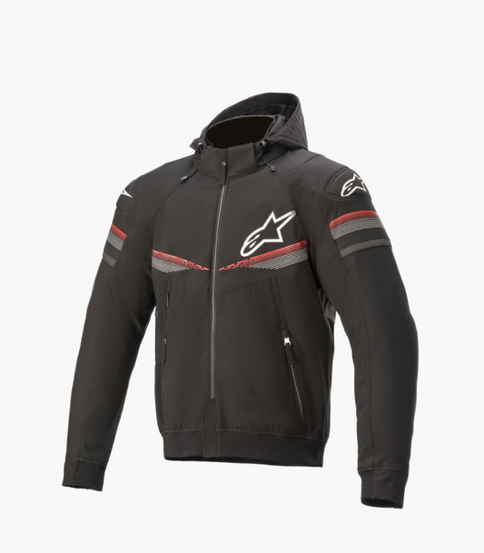 ALPINESTARS SEKTOR V2 TECH HOODIE -BLK/BRIGHT RED
